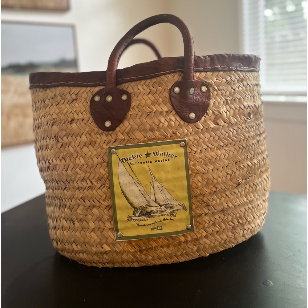 Large Woven Beach Tote